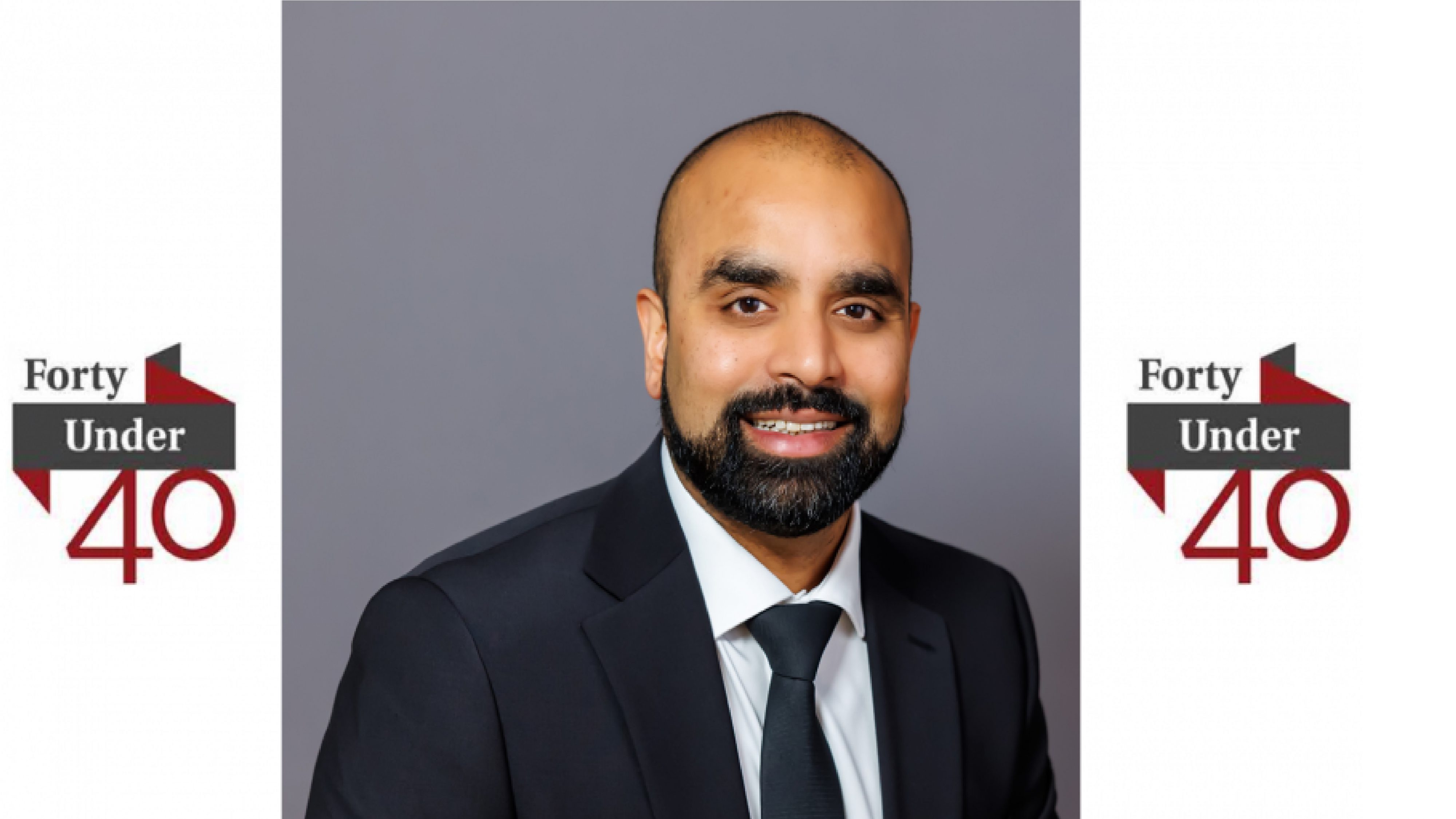 Sasha Ramnarine is awarded in the 2023 Forty Under 40 Awards