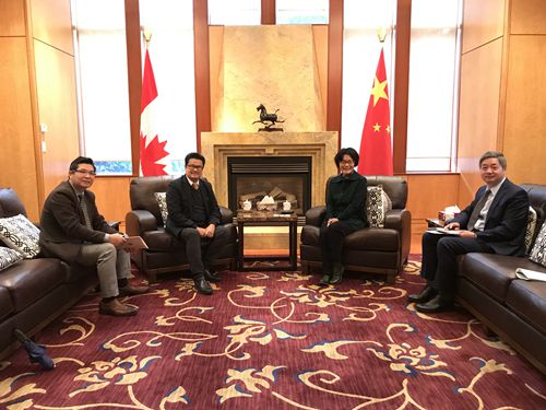 Consul General TONG Xiaoling Meets MCBA's President Anthony Remedios