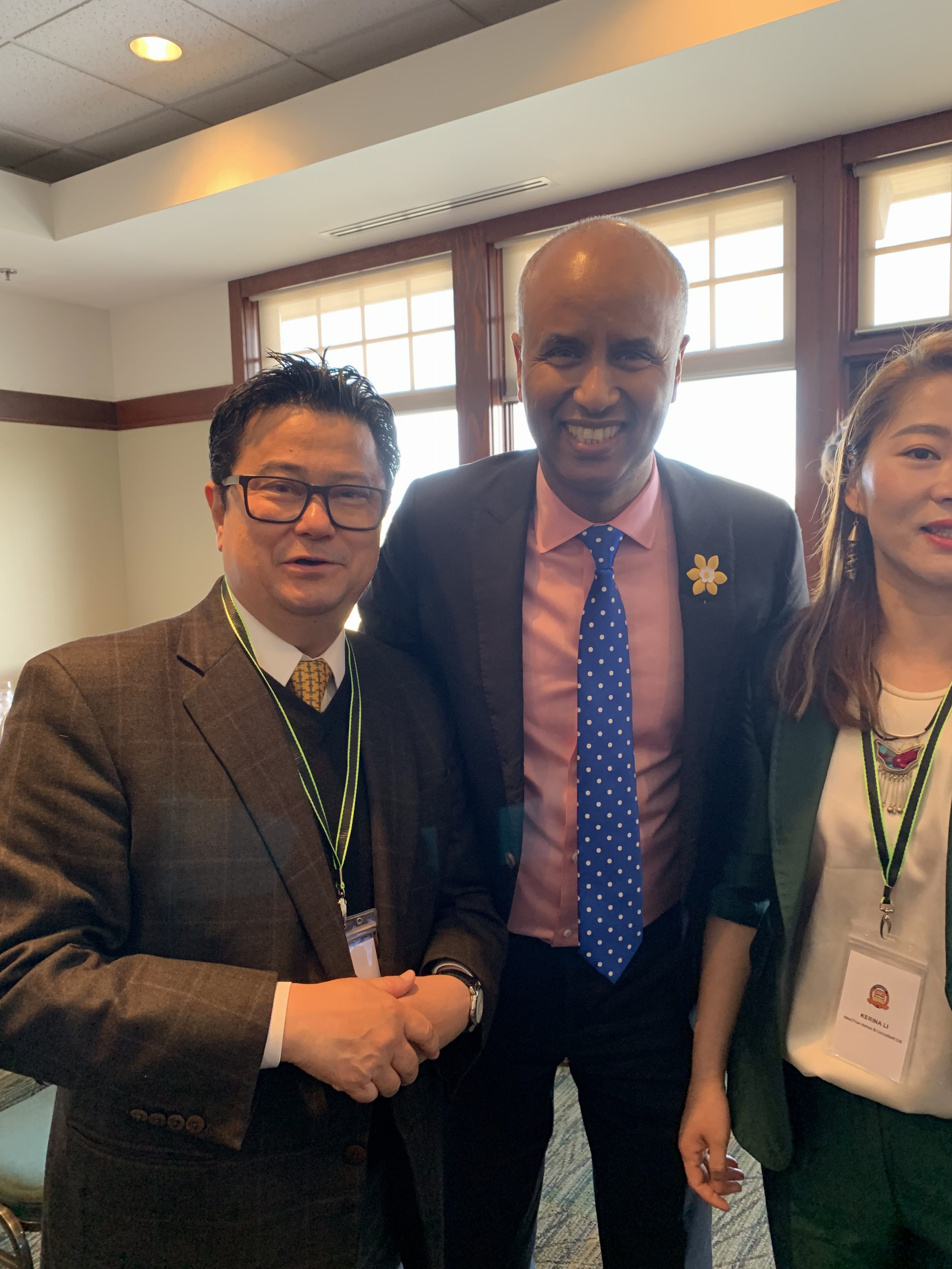 Anthony Remedios with Minister of Immigration Refugees and Citizenship Canada