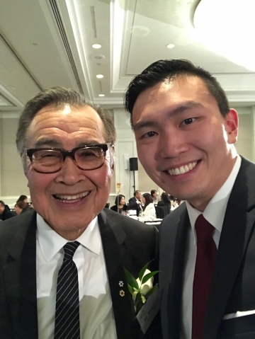 Richie Wong and Mr. Robert H. Lee