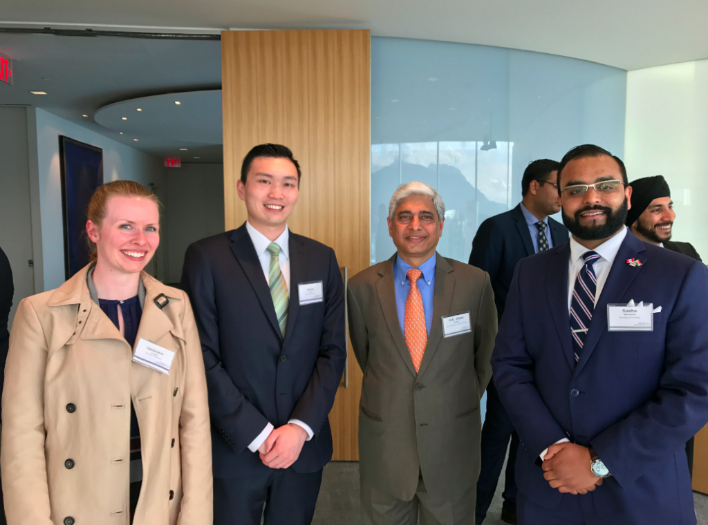 Remedios & Company with the High Commissioner of India to Canada